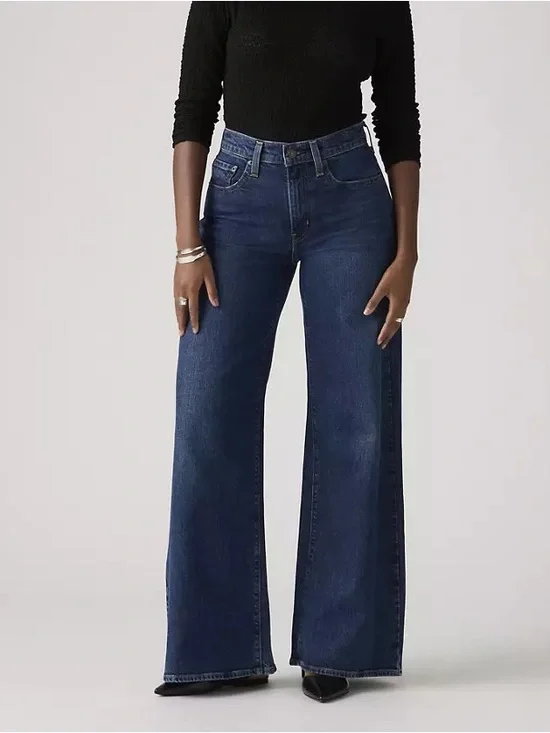 Levi’s 728 High Rise Wide Leg Jeans - Picture 1 of 2